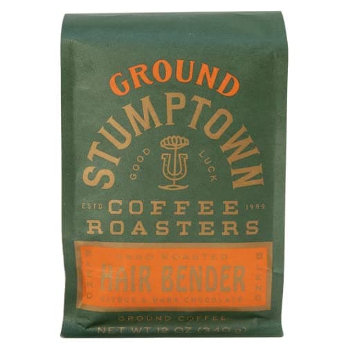Stumptown Coffee Roasters Hair Bender, Ground Coffee, 12 Ounce Bag, Flavor Notes Of Citrus & Dark Chocolate