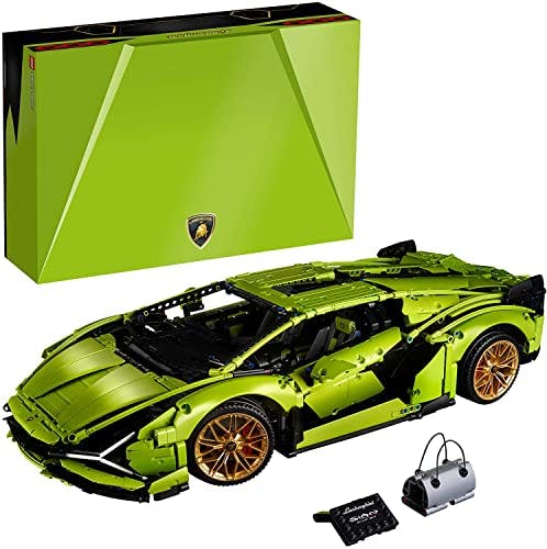 LEGO Technic Lamborghini Sián FKP 37 42115 Building Set - Classic Super Car Model Kit, Exotic Eye-Catching Display, Home or Office Décor, Ideal for Adults or Car Enthusiasts