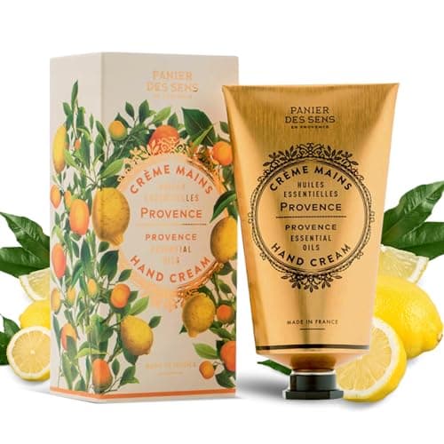 Panier des Sens - Hand Cream for Dry Cracked Hands - Provence Hand Lotion with Shea Butter & Olive Oil - Vitamin E Skin Moisturizer with 97% Natural Ingredients - Made in France, 2.5 fl oz