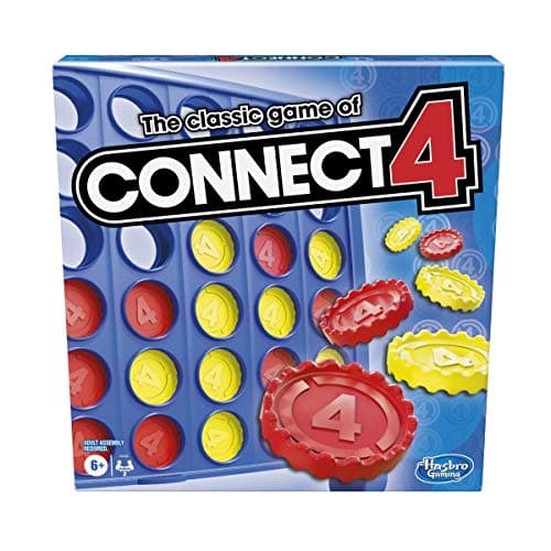 Hasbro Gaming Connect 4 Classic Grid,4 in a Row Game,Strategy Board Games for Kids,2 Player .for Family and Kids,Ages 6 and Up