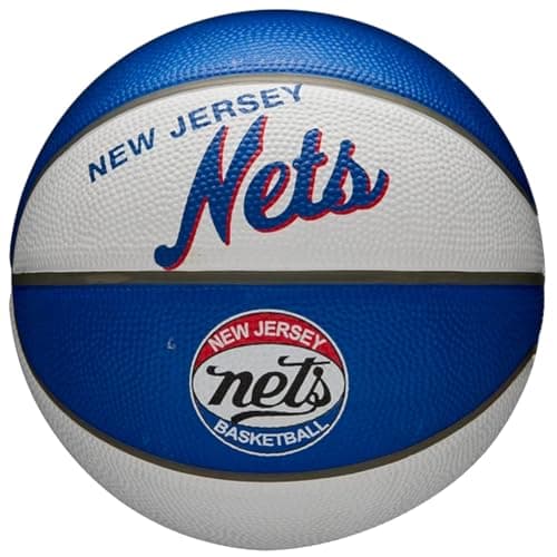 WILSON NBA Team Retro Mini Basketball - Brooklyn Nets