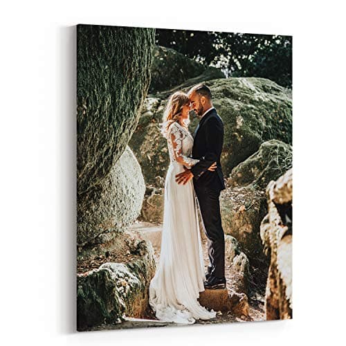 Personalized Custom Canvas Prints: Photo On Canvas (Framed 11X14) Transform Your Photos into Stunning Framed Wall Art Digitally Printed Photo To Canvas Ideal for Home Decor Gifts Keepsakes