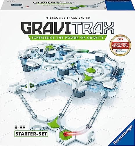 Ravensburger Gravitrax Starter Set Marble Run | STEAM Accredited Toy | Ideal for Kids Age 8 & Up | Perfect for Endless Indoor Family Activity | Ranked No.1 Marble Run System in The U.S.