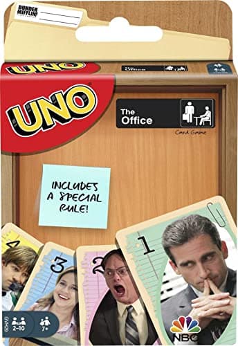 Mattel Games UNO The Office Card Game with 112 Cards & Instructions, Gift for Kid, Adult or Family Game Night, Ages 7 Years & Older