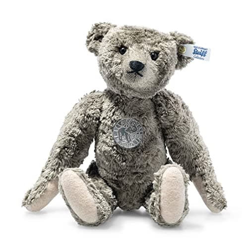 Steiff Richard Teddy Bear, Frost Grey, Teddies for Tomorrow, Limited Edition Premium Collectible Plush Small