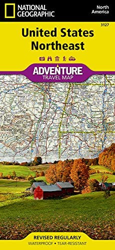 United States, Northeast Map (National Geographic Adventure Map, 3127)
