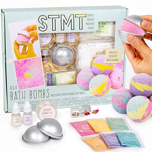 STMT D.I.Y. Bath Bomb Kit, STMT Kits for Girls, Bath Bomb Mold, Spa Kit for Kids, Bath Crumbles, Ages - 6+, 1 Count (Pack of 1), Green