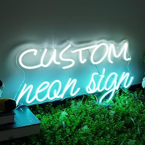 IbayNawi Custom Neon Signs, Personalized Neon Sign for Wall Decor, Neon Sign Customizable for Bedroom, Wedding, Birthday Party(Optional 10" to 55")