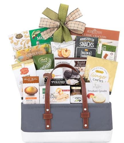 Wine Country Gift Baskets The Connoisseur Gourmet Gift Basket Food Gift Basket for Families College Students Appreciation Thank You Congratulations Get Well Soon Care Package