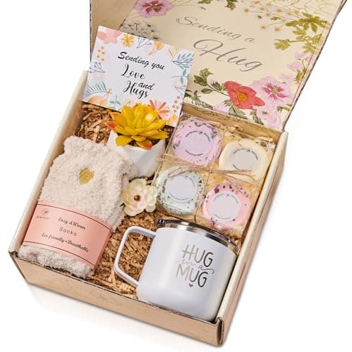 Care Package for Women Spa Gifts Baskets for Women Self Care for Best Friends Mom Grandma Wife Feel Better Gifts Thinking of You Encouragement Stress Relief Get Well Soon Gifts for Women Holiday Gift