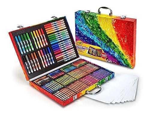 Crayola Inspiration Art Case Coloring Set - Space (140ct), Art Kit For Kids, Toys for Girls & Boys, Art Set, School Supplies, Gifts [Amazon Exclusive]