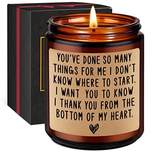 Miracu Scented Candles - Thankful Gifts, Thank You Gifts for Women Men Best Friend - Thanksgiving, Christmas, Birthday Gifts for Mom Dad, Friendship Gifts for Women Men Coworker Sister Hostess