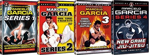 Marcelo Garcia Jiu-Jitsu Instructional Series - 4 DVD Set combo Pack