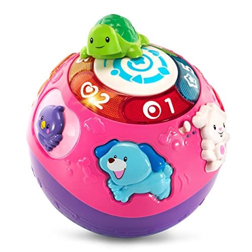 VTech Wiggle and Crawl Ball, Purple