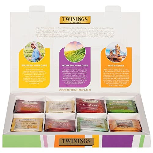 Twinings Tea Classics Collection, Variety Gift Box Sampler, 48 Tea Bags (Pack of 1), Enjoy Hot or Iced | Perfect for Mother's Day