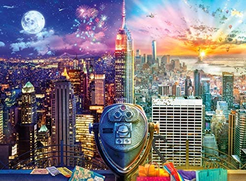 Buffalo Games - Night & Day Collection - Manhattan Skyline - 1000 Piece Jigsaw Puzzle