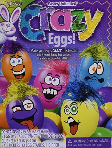 Fun World R.J. Rabbit Easter Unlimited Crazy Eggs Coloring Kit