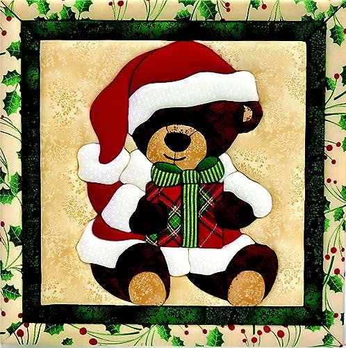 Quilt Magic Beary Christmas Kit No-Sew Quilt Kit