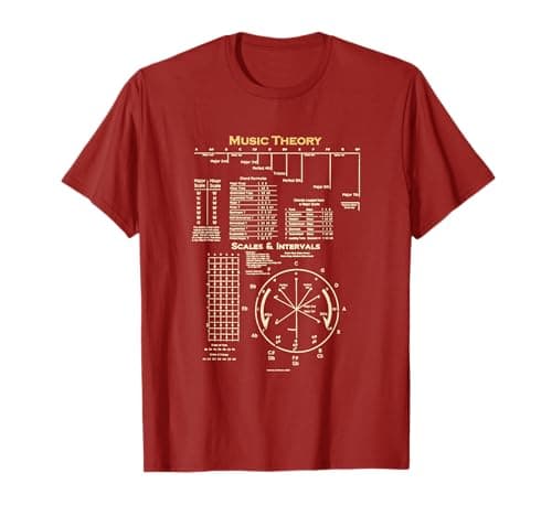 Music Theory Cheat Music Composer Musician T-Shirt