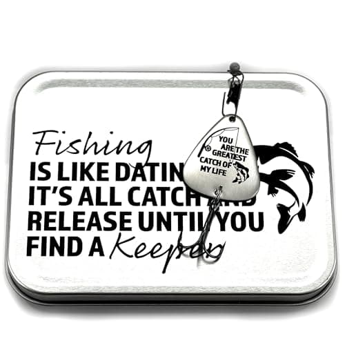 Personalized Fishing Lure You Are The Greatest Catch Of My Life Fishing Lure Gift Men's Gift for Husband Gift Boyfriend Personalized Gift ST-GREATEST-LURE