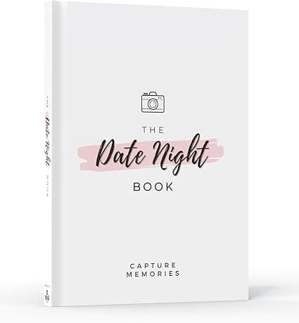 The Date Night Book – 60 Scratch-Off Date Ideas for Couples, Keepsake Adventure Album & Memory Book, Romantic Gift for Him & Her, Anniversary, Valentine’s, Wedding, Christmas